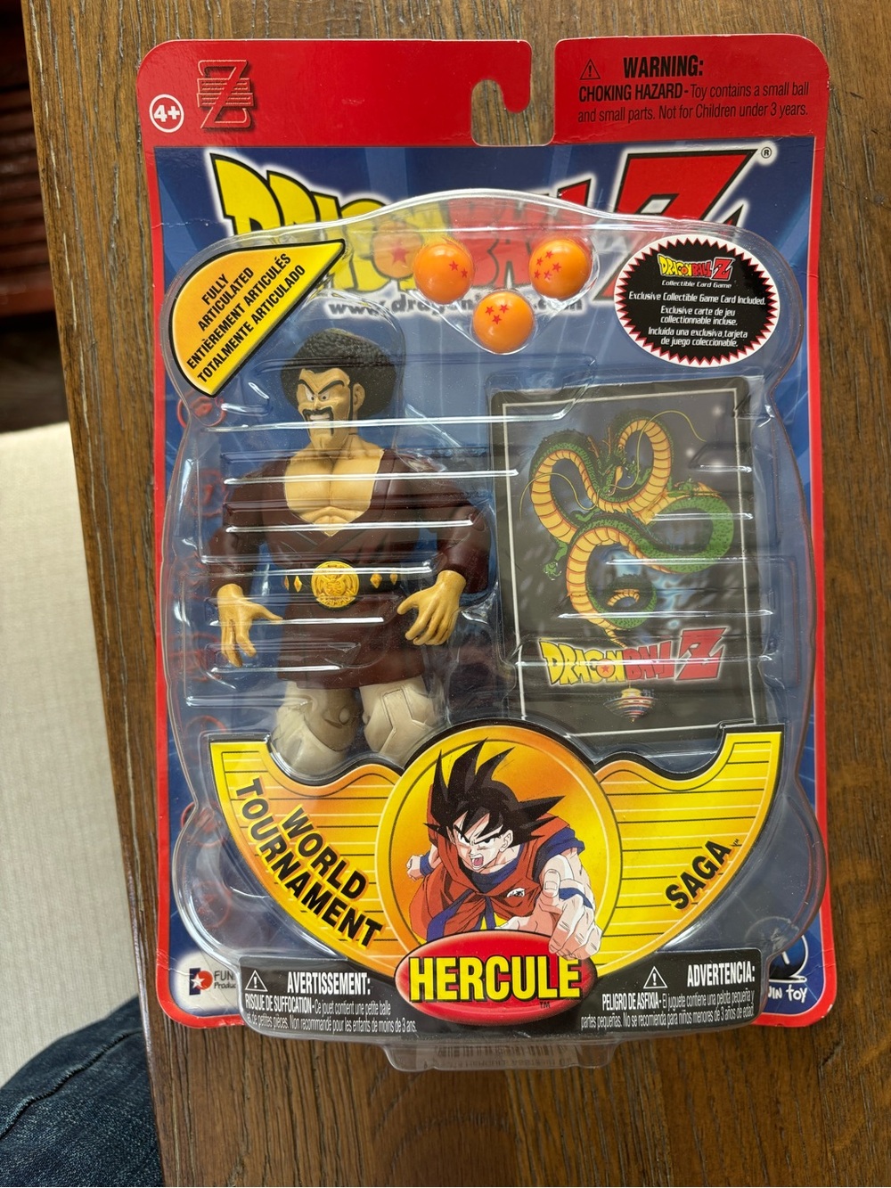 Irwin Toy Dragon Ball Z HerculeFully Articulated Action Figure w/ Dragon Balls